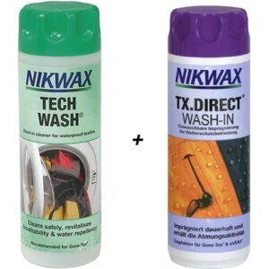 Nikwax - Nikwax Tech Wash + TX Direct 2 x 300ml