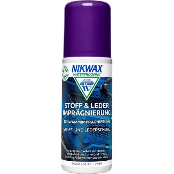 Nikwax-Nikwax-Stoff-und-Leder-Impraegnierung-125ml-Standard Nikwax - Nikwax Stoff- und Leder-Imprägnierung 125ml