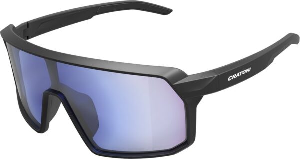 4035849099867 Cratoni Skyvision Photochromic black matt/clear - blue mirror