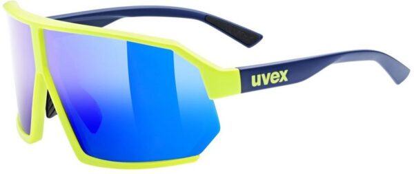 4043197373584 Uvex Sportstyle 237 Yellow Blue Matt / Mirror Blue