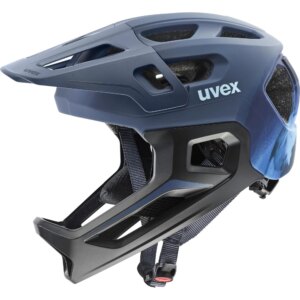 Uvex - Uvex React Jr. Fullface Fahrradhelm Kinder dusk blue matt