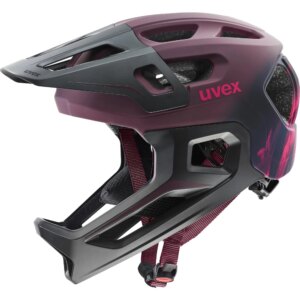 Uvex - Uvex React Jr. Fullface Fahrradhelm Kinder cranberry matt