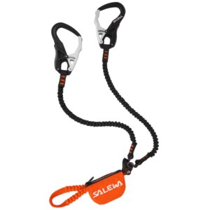 SALEWA - SALEWA Ergo Tex Klettersteigset schwarz orange