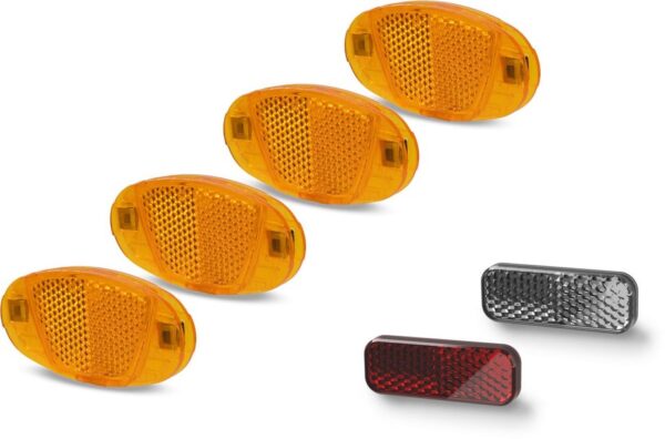 4054571168504 Cube ACID Reflektorset Für Lenker / Sattelstütze / Speichen
