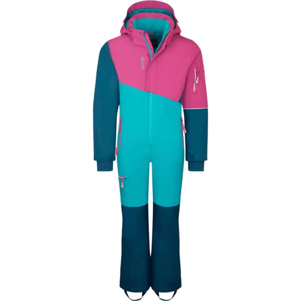 Trollkids-Trollkids-Hallingdal-Overall-Kinder-dark-turquoise-rosapinktuerkis Trollkids - Trollkids Hallingdal Overall Kinder dark turquoise