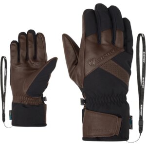 Ziener - Ziener Getter-Z AS® AW Skihandschuhe dunkelbraun
