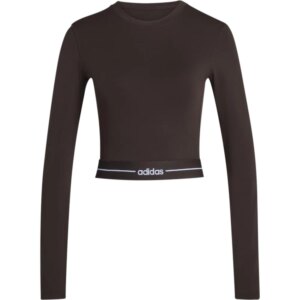 adidas - adidas Hyperglam Cropped Funktionsshirt braun