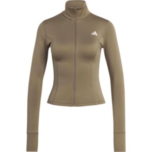 adidas - adidas Workout Essentials Zip Through Trainingsjacke beige