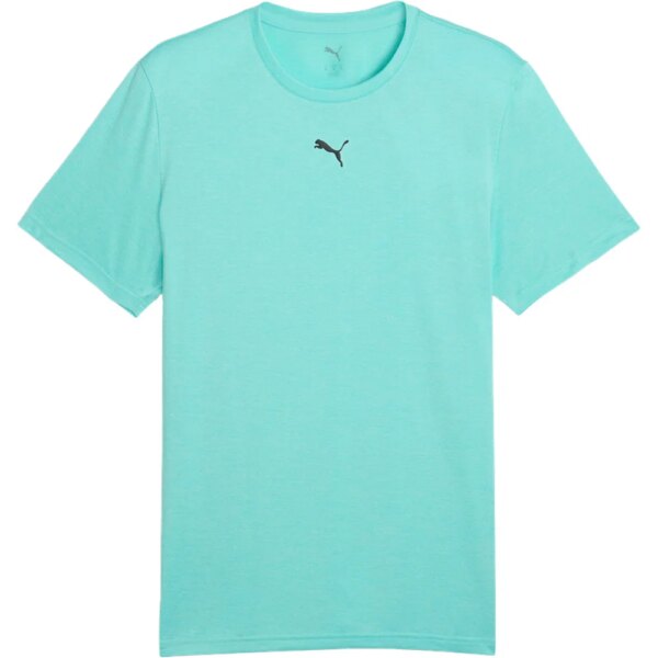 Puma-Puma-TAD-Essentials-Heather-Cat-T-Shirt-intense-mint-heather-tuerkis Puma - Puma TAD Essentials Heather Cat T-Shirt intense mint heather