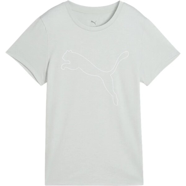 Puma-Puma-TAD-ESS-Heather-Logo-T-Shirt-creme-de-mint-heather-gruen Puma - Puma TAD ESS Heather Logo T-Shirt créme de mint heather