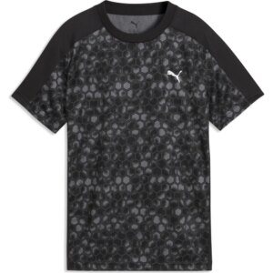 Puma - Puma Train All Day Essentials Allover Print T-Shirt Kinder schwarz