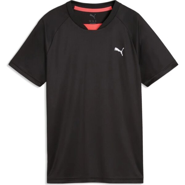 Puma-Puma-Active-Sports-Grafik-T-Shirt-Kinder-schwarz-schwarz Puma - Puma Active Sports Grafik T-Shirt Kinder schwarz