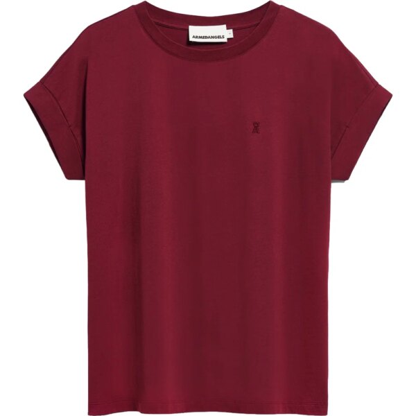 Armedangels-Armedangels-Idaara-T-Shirt-velvet-red-rot Armedangels - Armedangels Idaara T-Shirt velvet red