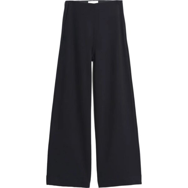 Armedangels-Armedangels-Basic-Jersey-Wide-Leg-Pant-Hose-schwarz-schwarz Armedangels - Armedangels Basic Jersey Wide Leg Pant Hose schwarz