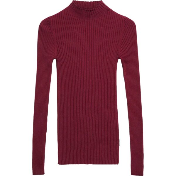 Armedangels - Armedangels Alaania Pullover velvet red