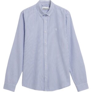 Armedangels - Armedangels Quaasa Stripe Hemd dark morning