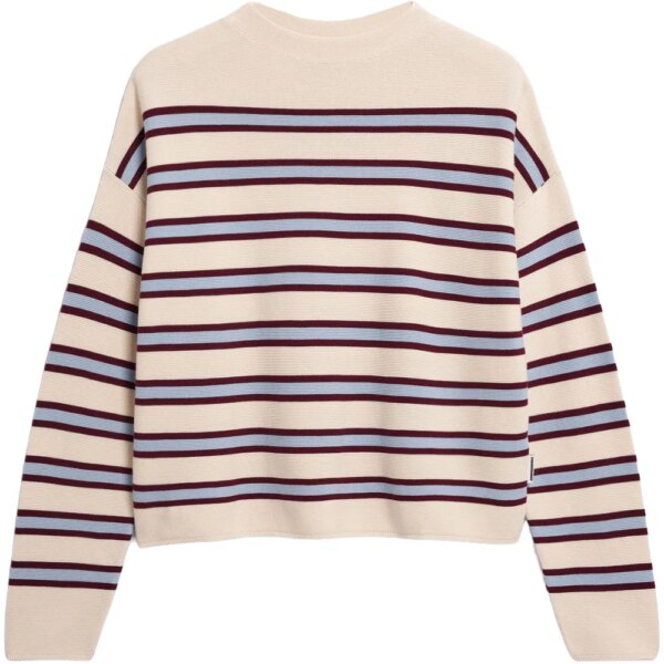 Armedangels-Armedangels-Merinaa-Stripes-Strickpullover-oatmilk-beige Armedangels - Armedangels Merinaa Stripes Strickpullover oatmilk