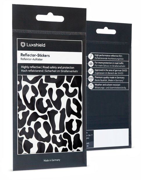 4262370010782 Luxshield Reflektoren Aufkleber Leopard
