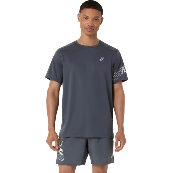 ASICS-ASICS-Icon-T-Shirt-carrier-grey-grau ASICS - ASICS Icon T-Shirt carrier grey