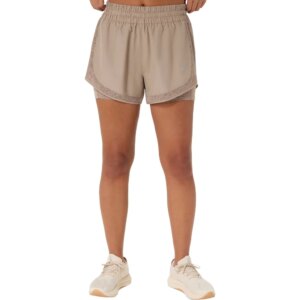 ASICS - ASICS Nagino Run 2-in-1 Laufshorts beige