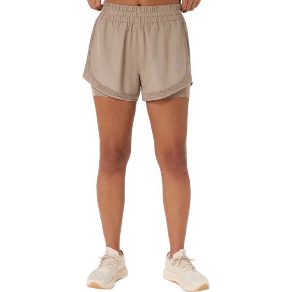 ASICS-ASICS-Nagino-Run-2-in-1-Laufshorts-beige-beige ASICS - ASICS Nagino Run 2-in-1 Laufshorts beige