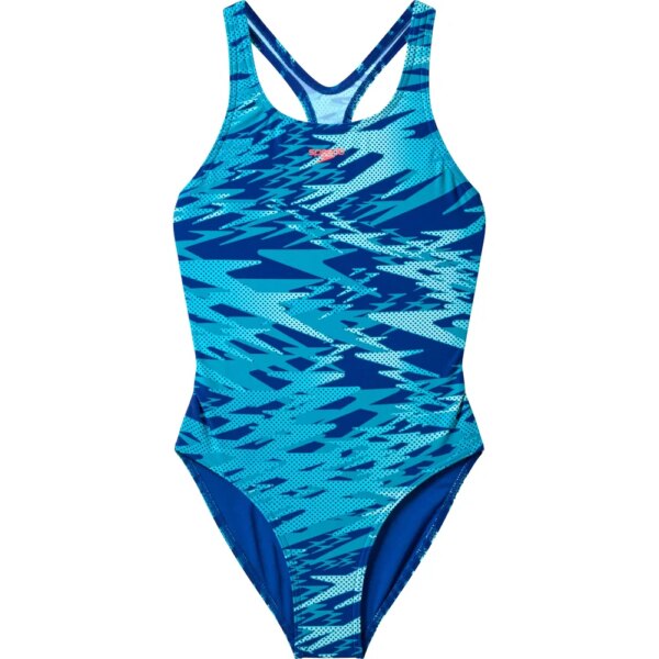 Speedo-Speedo-Hyperboom-Print-Medalist-Badeanzug-Kinder-blau-blau Speedo - Speedo Hyperboom Print Medalist Badeanzug Kinder blau