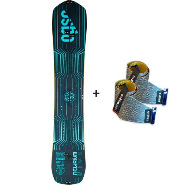 OGSO - OGSO Delirium Dive 26 EC UT 22/23 Splitboard inkl. ORB Skin Series 26 Fellen