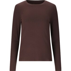 Athlecia - Athlecia Tinashe V2 Rib Langarmshirt braun