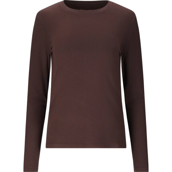 Athlecia - Athlecia Tinashe V2 Rib Langarmshirt braun