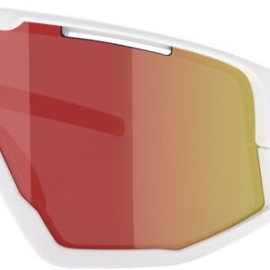 Bliz Fusion Matt White - Smoke w Red Multi