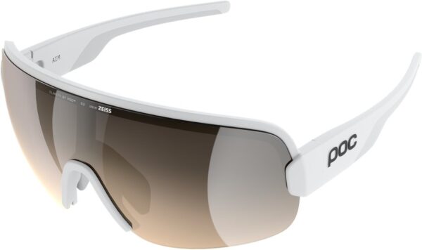 POC Aim - Hydrogen White/Clarity Trail /Partly Sunny Silver