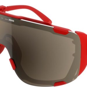 POC Devour Ultra - Prismane Red/Clarity Trail/ Silver