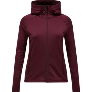 Peak - Performance Rider Essentials Fleecehoodie rot
