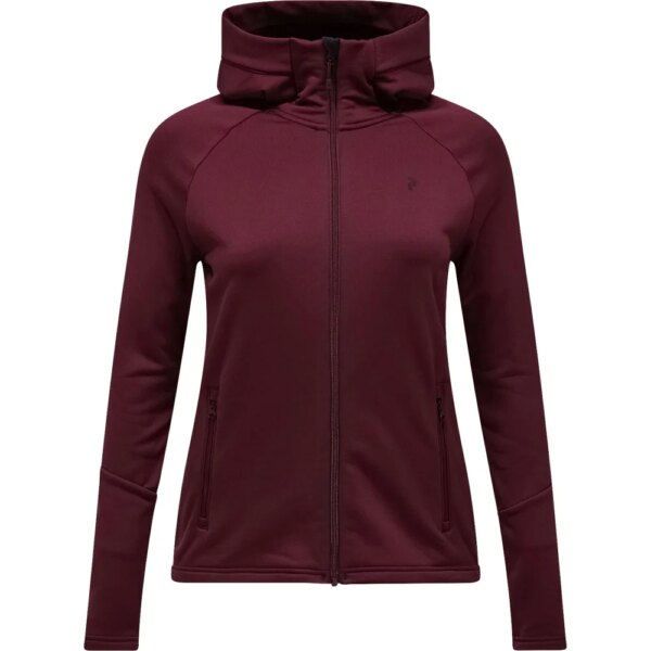Peak-Performance-Rider-Essentials-Fleecehoodie-rot-rot Peak - Performance Rider Essentials Fleecehoodie rot