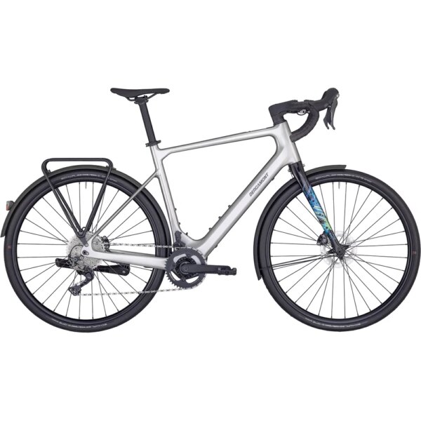 Bergamont-Bergamont-E-Grandurance-RD-Expert-Carbon-E-Gravel-Bike-silber-grau Bergamont - Bergamont E-Grandurance RD Expert Carbon E-Gravel Bike silber
