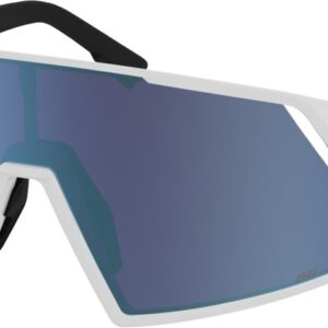 Scott Pro Shield white matt - AMP beryl blue chrome S3