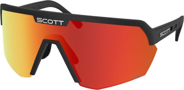 Scott Sport Shield black - AMP red chrome S3