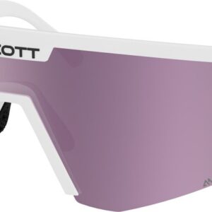 Scott Sport Shield white matt - AMP lavender chrome S3