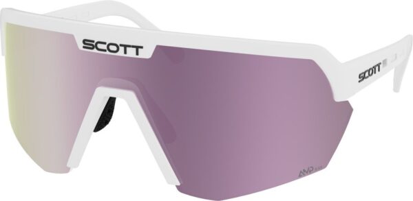 7616185353089 Scott Sport Shield white matt - AMP lavender chrome S3