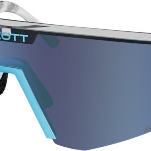 Scott Sport Shield black/neon blue - AMP beryl blue chrome S3