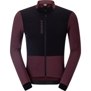 Scott - Scott Pro Warm Windblock Langarmtrikot rot
