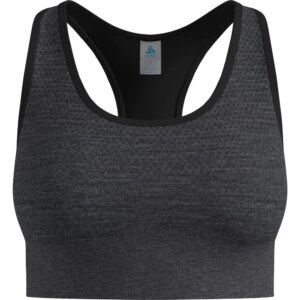 Odlo - Odlo Seamless Medium Sport BH black melange