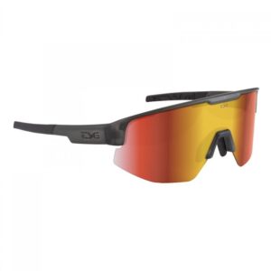 TSG Loam Sunglasses smoke grey clear/red chrome