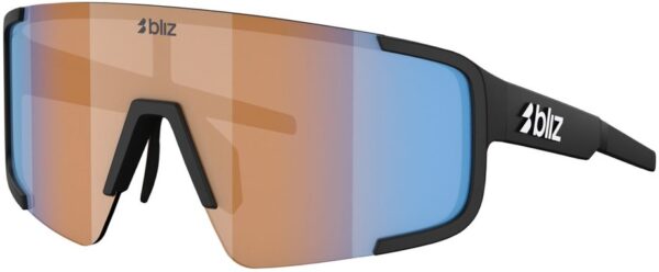 8056262658369 Bliz P003 Small Matte Black - Grey w Blue Mirror