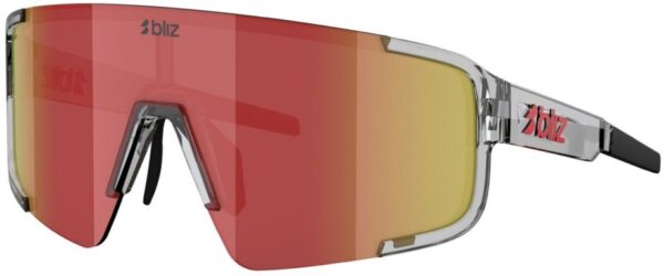 Bliz P003 Transparent Dark Grey - Brown w Red Multi