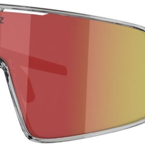 Bliz P001 Transparent Dark Grey - Brown w Red Multi