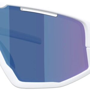 Bliz Fusion Matte White - Smoke w blue multi