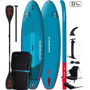 Starboard - Starboard iGO Deluxe Lite 10'8" x 33" Board Set inkl. Paddel und Kayak Sitz