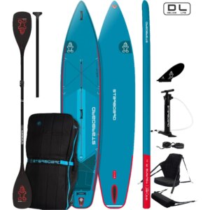 Starboard - Starboard Touring M Deluxe Lite 12'6" x 30" Board Set inkl. Paddel und Kayak Sitz