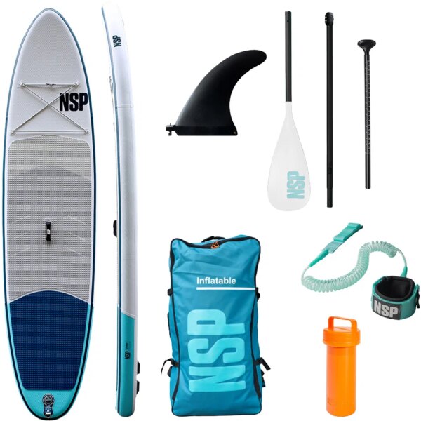 NSP-NSP-NSP-Cruiser-LT-110-x-32-Board-Set-inkl.-Fiberglas-Paddel-weiss NSP - NSP NSP Cruiser LT 11'0 x 32" Board Set inkl. Fiberglas Paddel
